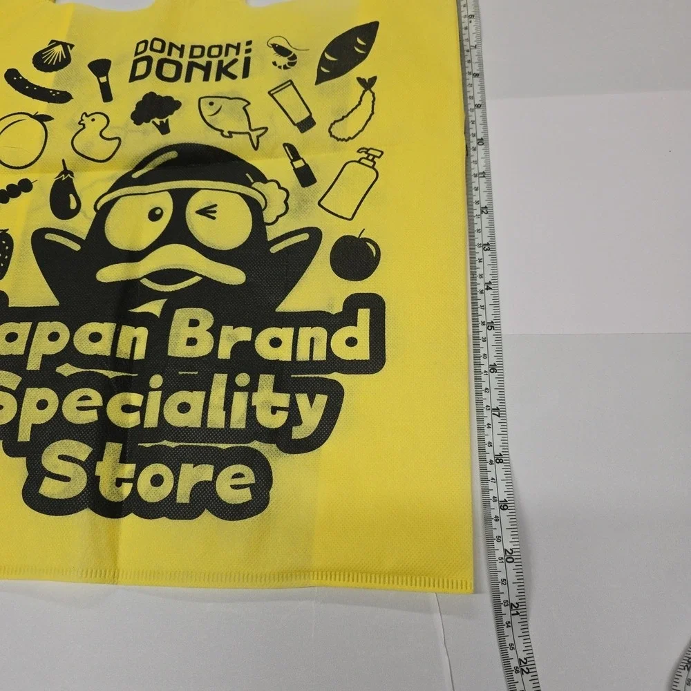 Don‎ Don Donki Japan Brand Specialty Store Shopping Bag Yellow Reusable Tote